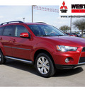 mitsubishi outlander 2012 dk  red suv se gasoline 4 cylinders front wheel drive automatic 78238