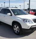 gmc acadia 2010 white suv slt gasoline 6 cylinders front wheel drive automatic 76087