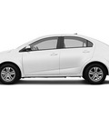 chevrolet sonic 2012 white gasoline 4 cylinders front wheel drive 6 spd auto aud sys,am fm 77090