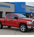 dodge ram pickup 1500 2008 red pickup truck slt gasoline 8 cylinders rear wheel drive automatic with overdrive 77065