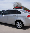 ford focus 2008 silver sedan ses gasoline 4 cylinders front wheel drive automatic with overdrive 76018