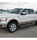 ford f 150 2012 white lariat flex fuel 8 cylinders 4 wheel drive automatic 77388