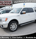 ford f 150 2011 white lariat gasoline 6 cylinders 4 wheel drive automatic 77388