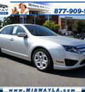 ford fusion 2011 silver sedan se gasoline 4 cylinders front wheel drive automatic 90004
