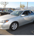 toyota camry 2003 silver sedan se gasoline 4 cylinders front wheel drive automatic 91761