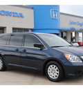honda odyssey 2010 blue van lx gasoline 6 cylinders front wheel drive automatic with overdrive 77065