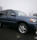 toyota highlander 2005 blue suv gasoline 6 cylinders all whee drive automatic with overdrive 13502