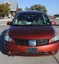 nissan quest 2004 red van 3 5 s gasoline 6 cylinders front wheel drive automatic with overdrive 76087