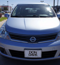 nissan versa 2011 lt  blue hatchback 1 8 s 4 cylinders automatic with overdrive 76018