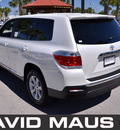 toyota highlander 2012 white suv gasoline 4 cylinders front wheel drive automatic 32771