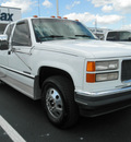 gmc sierra 3500 1995 white pickup truck sle gasoline v8 rear wheel drive automatic 34474