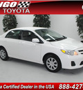 toyota corolla 2011 white sedan le gasoline 4 cylinders front wheel drive automatic 91731