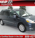 toyota sienna 2008 gray van xle gasoline 6 cylinders front wheel drive automatic 91731