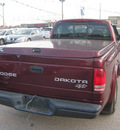 dodge dakota 2003 dk  red pickup truck gasoline 6 cylinders rear wheel drive automatic with overdrive 62863
