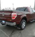 ford f 150 2010 royal red clearcoat lariat flex fuel 8 cylinders 4 wheel drive automatic 56301