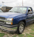 chevrolet silverado 1500 2004 blue pickup truck 6 cylinders automatic 77379