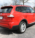 bmw x3 2008 red suv 3 0si gasoline 6 cylinders all whee drive automatic 27616