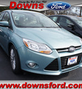 ford focus 2012 lt  blue sedan sel gasoline 4 cylinders front wheel drive automatic 08753