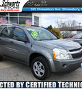 chevrolet equinox 2006 silver suv ls gasoline 6 cylinders all whee drive automatic 07702