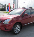 nissan rogue 2012 red sl 4 cylinders automatic 33884