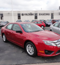 ford fusion 2012 red sedan s gasoline 4 cylinders front wheel drive automatic with overdrive 60546