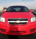 chevrolet aveo 2010 red sedan lt gasoline 4 cylinders front wheel drive automatic 19153