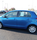 toyota yaris 2009 blue hatchback gasoline 4 cylinders front wheel drive automatic 19153