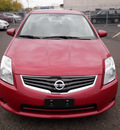 nissan sentra 2011 red sedan gasoline 4 cylinders front wheel drive automatic 19153