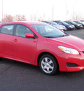 toyota matrix 2009 red hatchback gasoline 4 cylinders front wheel drive automatic 19153