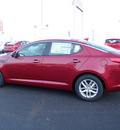 kia optima 2012 spicy red sedan lx gasoline 4 cylinders front wheel drive automatic 19153