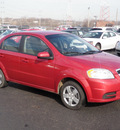 chevrolet aveo 2010 red sedan lt gasoline 4 cylinders front wheel drive automatic 19153