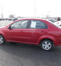 chevrolet aveo 2010 red sedan lt gasoline 4 cylinders front wheel drive automatic 19153