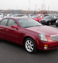 cadillac cts 2005 red sedan gasoline 6 cylinders rear wheel drive automatic 19153
