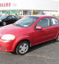 chevrolet aveo 2010 red sedan gasoline 4 cylinders front wheel drive automatic 19153