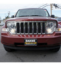 jeep liberty 2008 dk  red suv sport gasoline 6 cylinders 4 wheel drive automatic with overdrive 08844