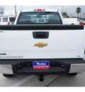 chevrolet silverado 1500 2012 white flex fuel 8 cylinders 2 wheel drive 6 spd auto,elec cntlled o 77090