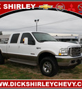 ford f 250 super duty 2004 white king ranch diesel 8 cylinders 4 wheel drive automatic 27215