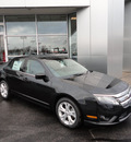 ford fusion 2012 black sedan se w sync gasoline 4 cylinders front wheel drive automatic with overdrive 60546