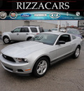 ford mustang 2012 silver coupe gasoline 6 cylinders rear wheel drive automatic with overdrive 60546