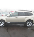 subaru outback 2010 gold wagon 2 5i premium gasoline 4 cylinders all whee drive autostick 55811