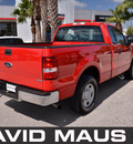 ford f 150 2008 red pickup truck xl styleside gasoline 6 cylinders 2 wheel drive automatic 32771