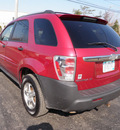 chevrolet equinox 2005 dark red suv ls gasoline 6 cylinders all whee drive automatic 14224