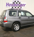subaru forester 2007 silver suv 2 5 x gasoline 4 cylinders all whee drive automatic 80905