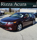 acura tsx 2012 dk  red sedan tech gasoline 4 cylinders front wheel drive automatic with overdrive 60462