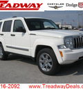 jeep liberty 2008 white suv limited gasoline 6 cylinders 4 wheel drive automatic 45840