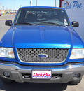 ford ranger 2002 blue gasoline 6 cylinders 4 wheel drive automatic 79925
