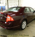 ford fusion 2011 dark red sedan se gasoline 4 cylinders front wheel drive automatic 14304