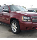 chevrolet tahoe 2007 maroon suv ls gasoline 8 cylinders rear wheel drive 4 speed automatic 77090