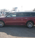 ford flex 2009 dk  red suv limited gasoline 6 cylinders all whee drive automatic 62863