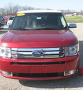 ford flex 2009 dk  red suv limited gasoline 6 cylinders all whee drive automatic 62863